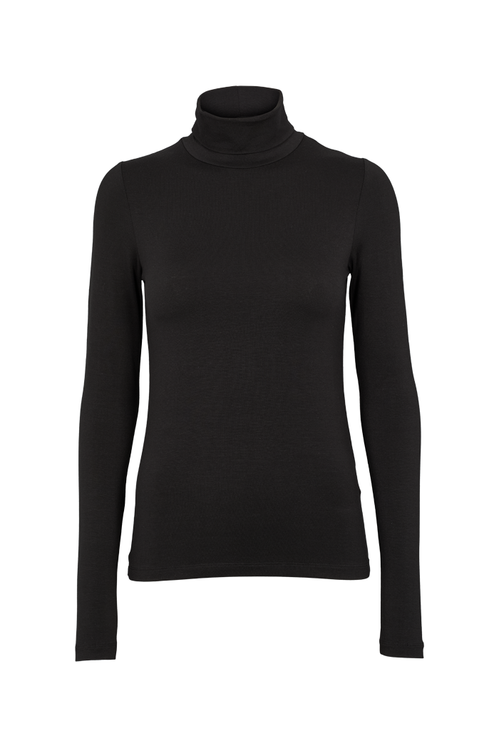 Basic Apparel Joline T-Neck T-shirts 001 Black